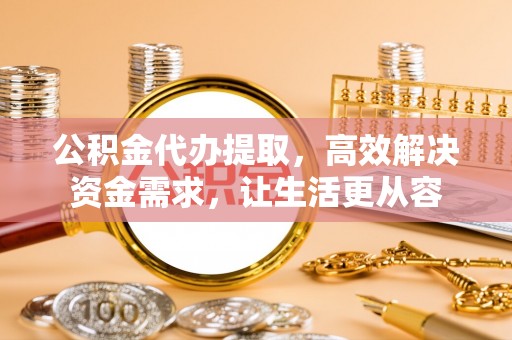 隆子公积金代办提取，高效解决资金需求，让生活更从容