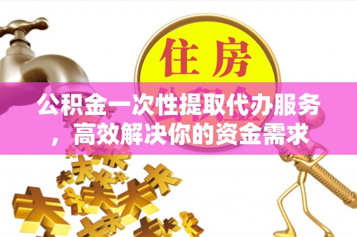 隆子公积金一次性提取代办服务，高效解决你的资金需求