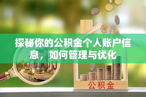 隆子探秘你的公积金个人账户信息，如何管理与优化