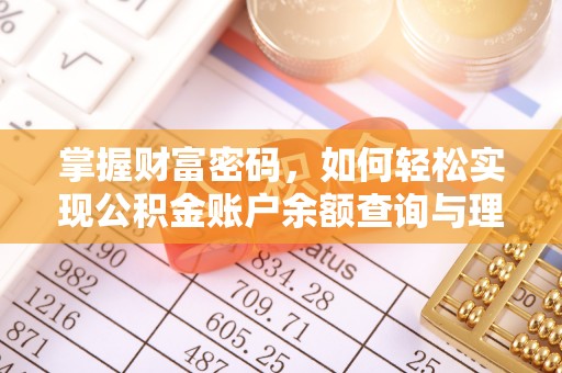隆子掌握财富密码，如何轻松实现公积金账户余额查询与理财规划