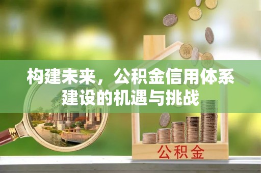 隆子构建未来，公积金信用体系建设的机遇与挑战