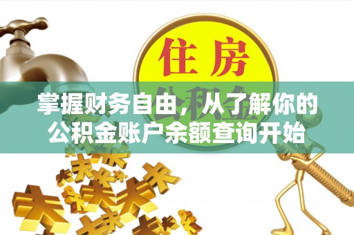 隆子掌握财务自由，从了解你的公积金账户余额查询开始