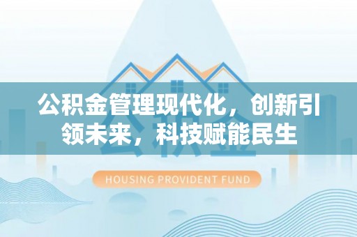 隆子公积金管理现代化，创新引领未来，科技赋能民生