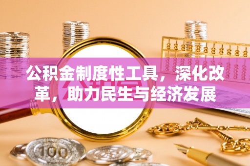 隆子公积金制度性工具，深化改革，助力民生与经济发展