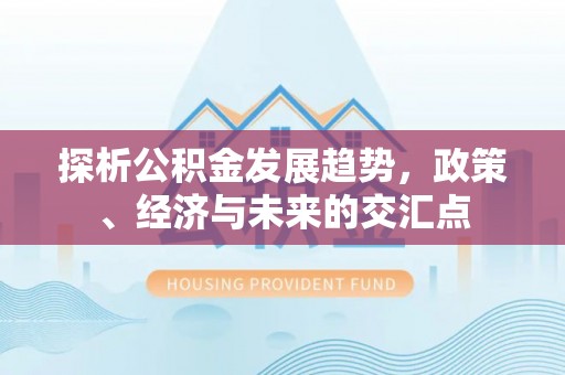 隆子探析公积金发展趋势，政策、经济与未来的交汇点