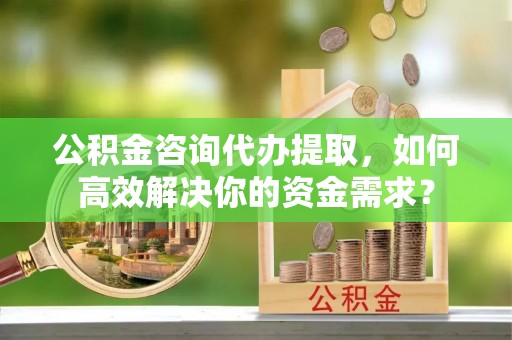 隆子公积金咨询代办提取，如何高效解决你的资金需求？