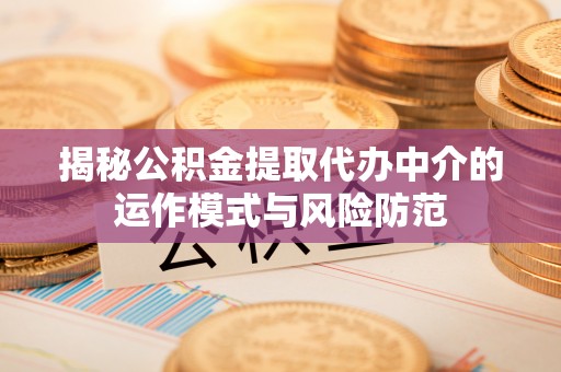 隆子揭秘公积金提取代办中介的运作模式与风险防范