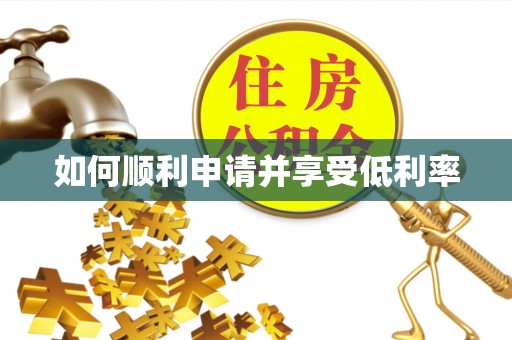 隆子如何顺利申请并享受低利率